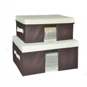35*25*16CM Foldable Storage Box With See Through Panel