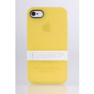 Iphone 5 / 5S  ,4/ 4S transparent color phone casing （Random design）