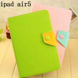 ipad air  leather flip cover with button