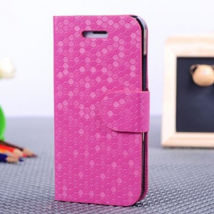 Iphone 5 /5S  diamond pattern leather flip cover
