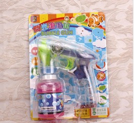 Bubble gun with musical and lights