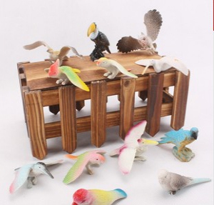 12pc plastic toy Birds  (19*20*3CM)