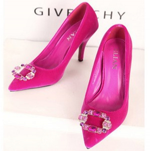 Velvet Pointed heels 