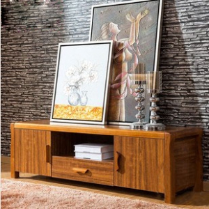 Solid wood tv console 