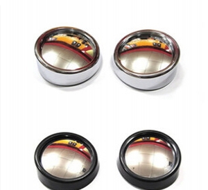 2pcs Small round car rearview mirror 