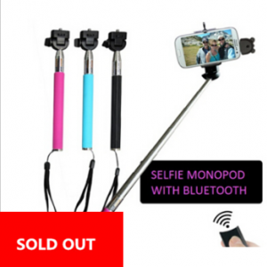 Selfie Monopod & Bluetooth Shutter & phone holder set