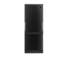 Sharp’s Dual Swing Door Refrigerator SJ-BW30P-BK