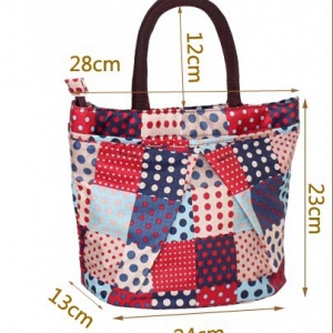 Colourful lunch bag / mini handbag