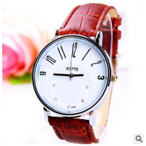 165347  Simple design Leather watch
