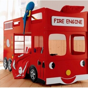 Fire engine bunk bed (inclu mattress) 900*1900MM