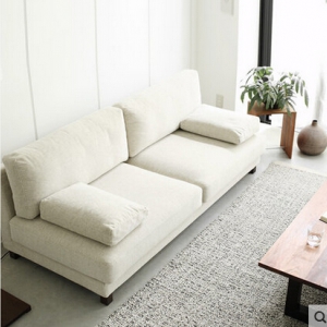 Fabric three-seat sofa 