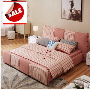 预售-布床可拆洗布艺床