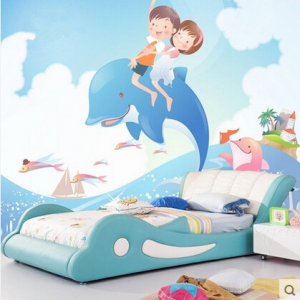 海豚儿童床 