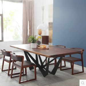 预售-现代简约实木长方形会议桌