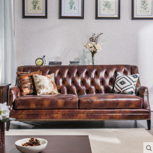 preorder- Leather three-seat sofa+two-seat sofa+ armchair
