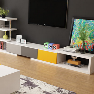 preorder- TV Bench with shelf unit