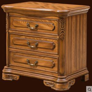预售-美式复古实木储物柜
