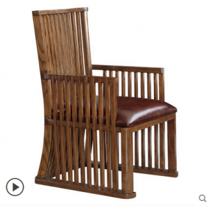 预售-美式实木书椅