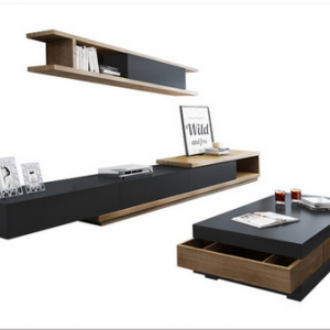 Preorder-TV Bench+ coffee table + shelf unit