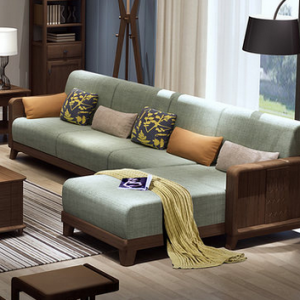 Preorder-Fabric three-seat sofa + armchair +chaise longue