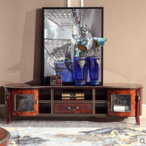 预售-欧式古典榉木电视柜