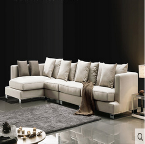 Preorder-Fabric three-seat sofa+ chaise longue