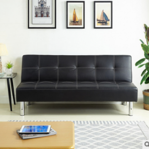 预售-简易可折叠皮艺沙发床