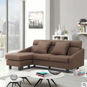 预售-欧式实木布艺沙发组合2+贵