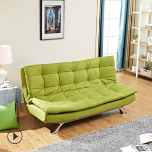 预售-北欧折叠布艺沙发床