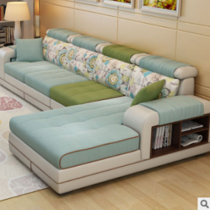 预售-现代可拆洗布艺沙发组合3+贵