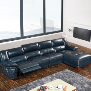 预售-现代头层牛皮多功能沙发组合3+贵