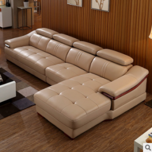 预售-现代简约头层真皮沙发组合3+贵（不含边几）