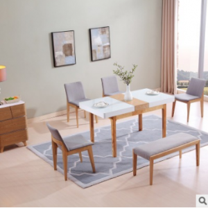 Preorder-Dining table+4 backrest chairs