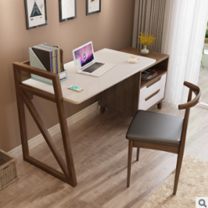 预售-北欧现代简约实木电脑桌书桌（不含椅）