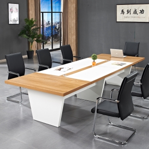 预售-办公家具大型会议桌长条桌简约现代办公桌椅组合板式长方形培训桌