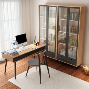 预售-实木书桌电脑桌办公桌 北欧简约家用写字台书房环保家具