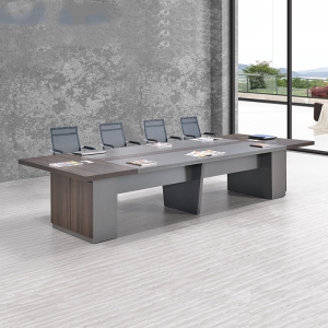 预售-办公桌会议桌长桌简约现代长方形大型洽谈桌椅组合
