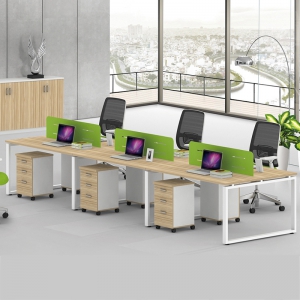 预售-钢架办公桌椅组合屏风工作位2/4/6人职员办公桌