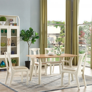 预售-现代简约餐桌 北欧实木橡木餐台小户型长方形餐桌椅组合