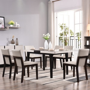预售-北欧餐桌椅组合现代简约多功能折叠实木餐桌小户型餐台可伸缩饭桌
