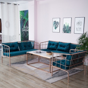 预售-工业风铁艺沙发北欧风格简约现代服装店单人创意简易沙发组合