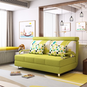 预售-小户型可折叠沙发床单双人客厅布艺1.5米1.8米两用沙发床