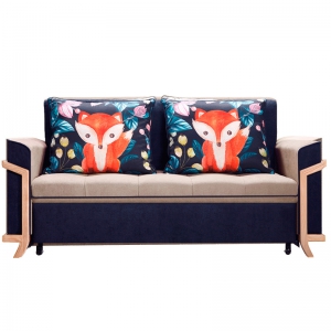 预售-可折叠沙发床客厅小户型双人1.5米两用布艺1.2乳胶多功能北欧1.8