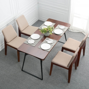 预售-美式loft铁艺实木餐桌咖啡桌办公桌会议桌长方桌饭桌休闲桌玄关桌