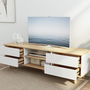 预售-北欧日式电视柜1.5米茶几组合套装简约现代客厅小户型地柜