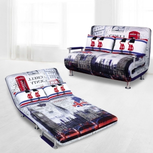 预售-现代创意布艺沙发床 个性化单双人组合沙发才床 小户型简约沙发床