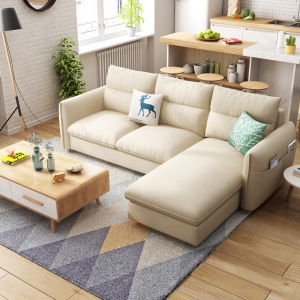 预售-北欧日式布艺沙发小户型可拆洗简约现代客厅双人沙发组合