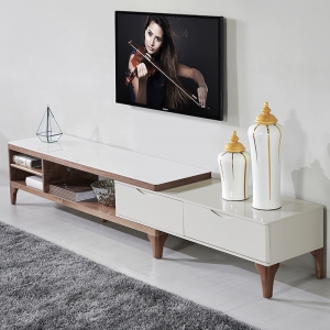 预售-北欧电视柜视听柜现代简约客厅家具可伸缩地柜组合