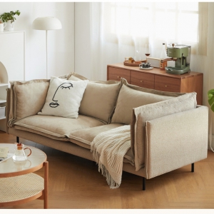 【A.SG】布艺沙发现代简约家用小户型客厅家具意式极简三人位直排沙发
