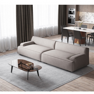预售-baxter大马士革布艺沙发客厅现代简约意式极简绒布科技布沙发四人位